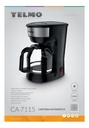 Cafetera Automática Yelmo Ca-7115 900w 1.8 Litros Anti Goteo