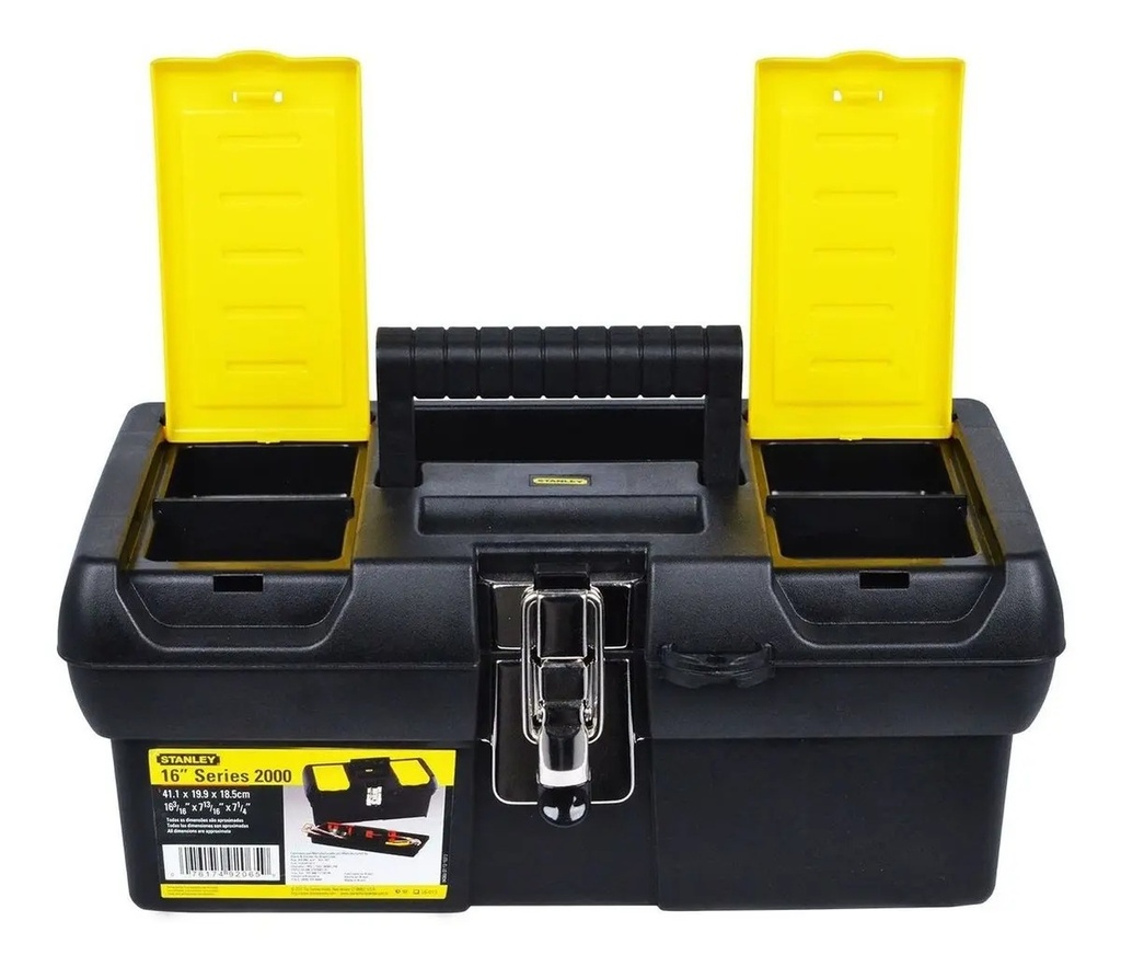 Caja De Herramientas Stanley 16-013 De Plástico 206mm X 403m Negro/amarillo