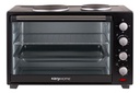 Horno De Mesa Eléctrico Kanji 60l Negro 220v Kjh-he60008rac