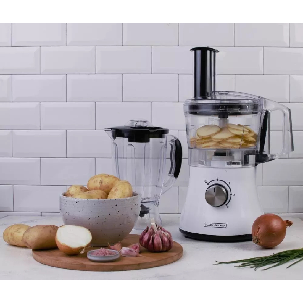 Multiprocesadora Black+decker 750w Blanca 220v 