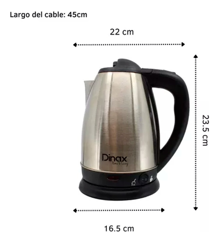 Pava Dinax Hervidora 1.8l Dinax Acero Inoxidable - 220v