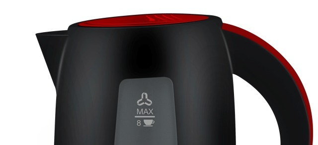 Pava Eléctrica Ultracomb Pe-4907 Negra Y Roja 220v 2l