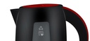 Pava Eléctrica Ultracomb Pe-4907 Negra Y Roja 220v 2l