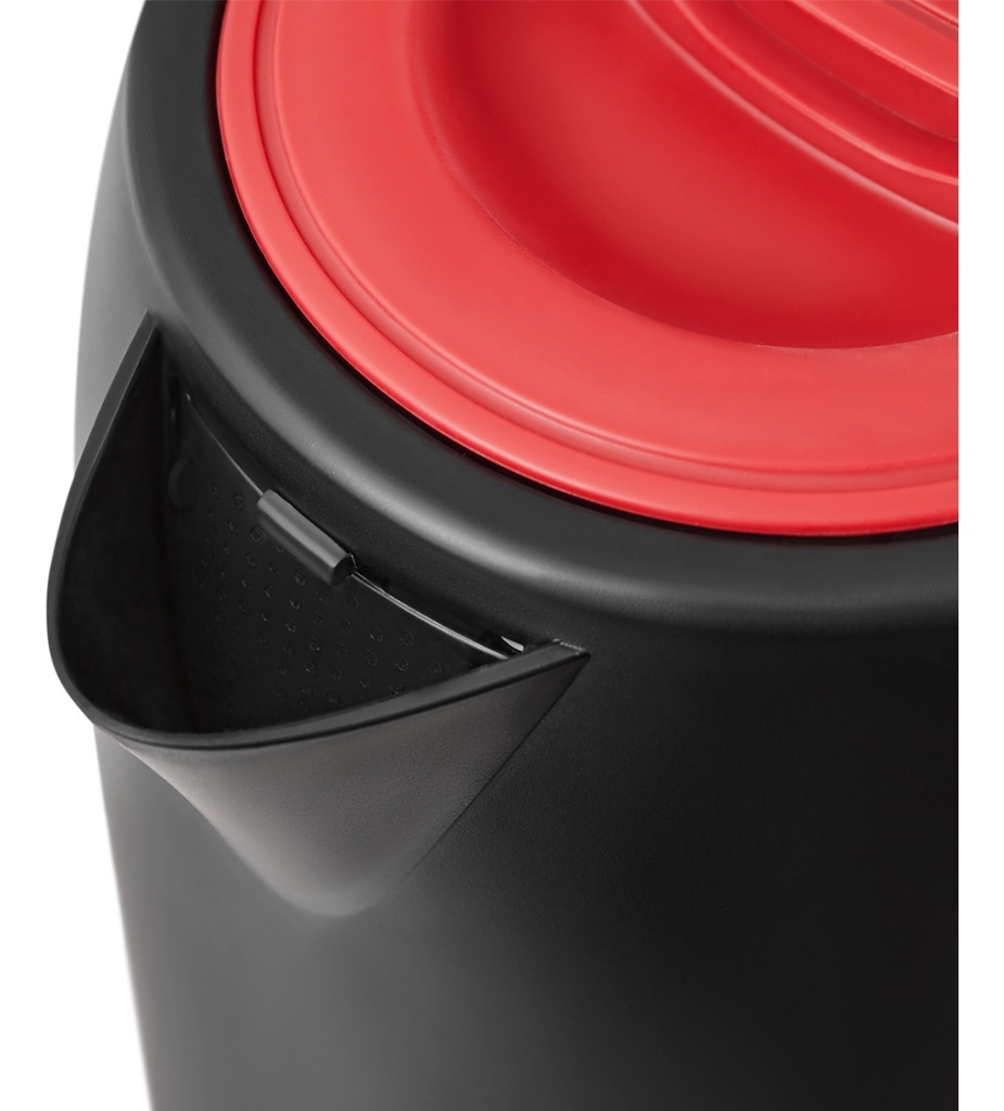 Pava Eléctrica Ultracomb Pe-4907 Negra Y Roja 220v 2l