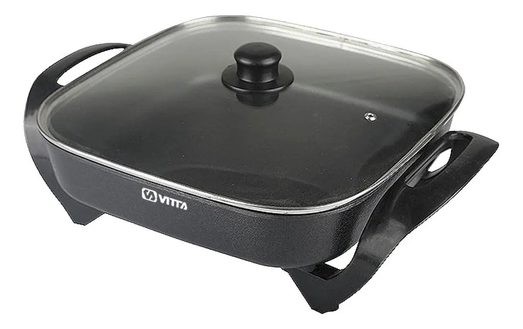 Olla Eléctrica Vitta 1400w Antiadherente Pae-pa1400dec02 Negro