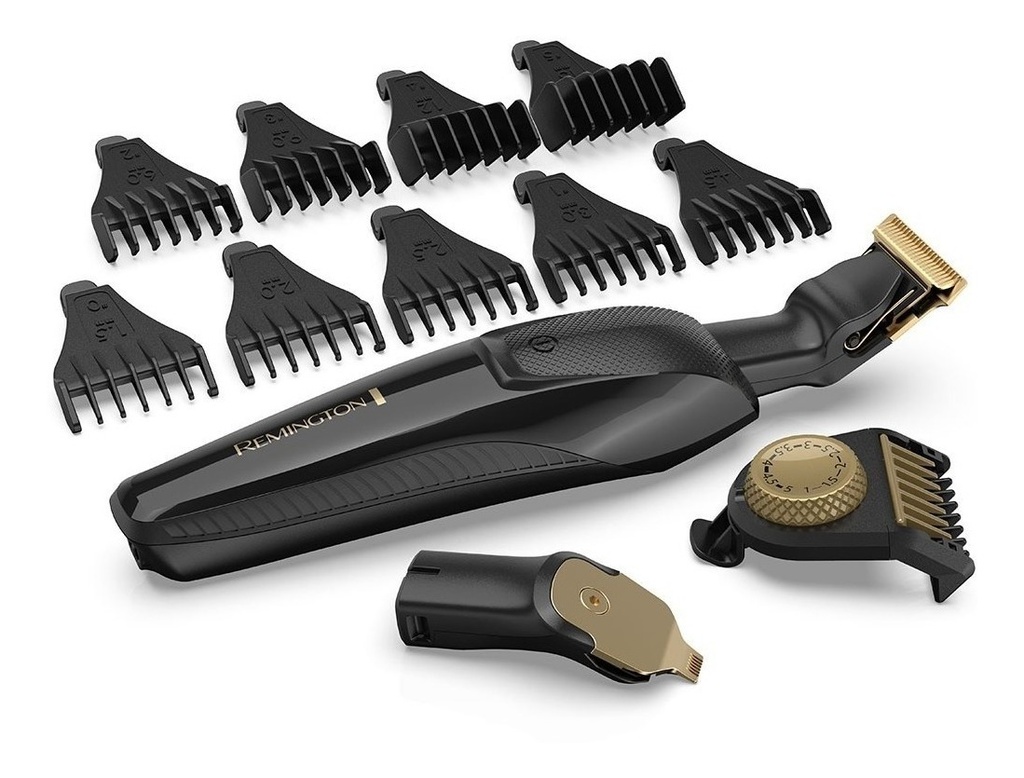 Recortadora De Barba Remington T-series Color Negro Y Dorado