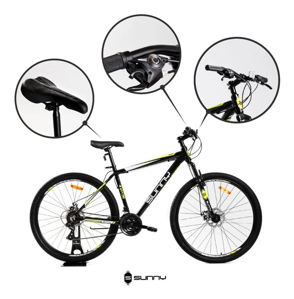 Mountain Bike Sunny Mts 290 Ml 21v Frenos De Disco Mecánico