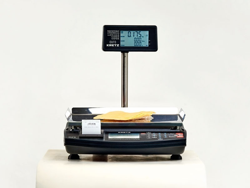 Balanza Comercial Digital Kretz Aura Eco 2  30kg Con Mástil 
