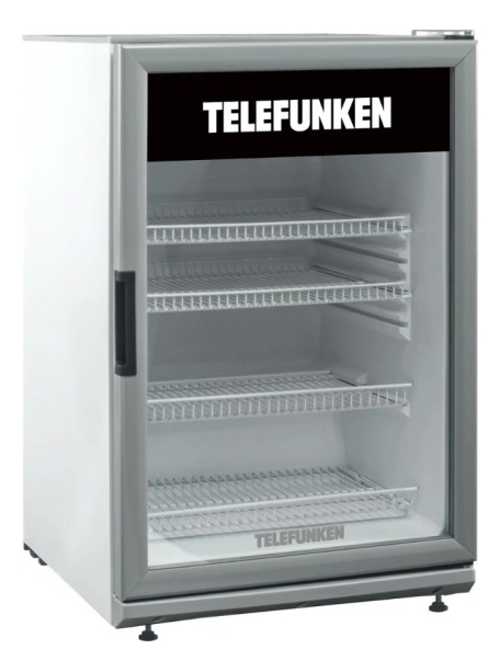 Heladera Exhibidora Telefunken 150l Premium Color Blanco