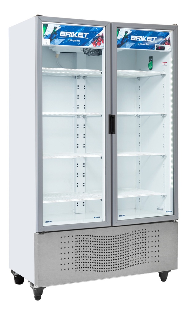 Heladera Exhibidora Vertical Briket Master 10000 953 Litros