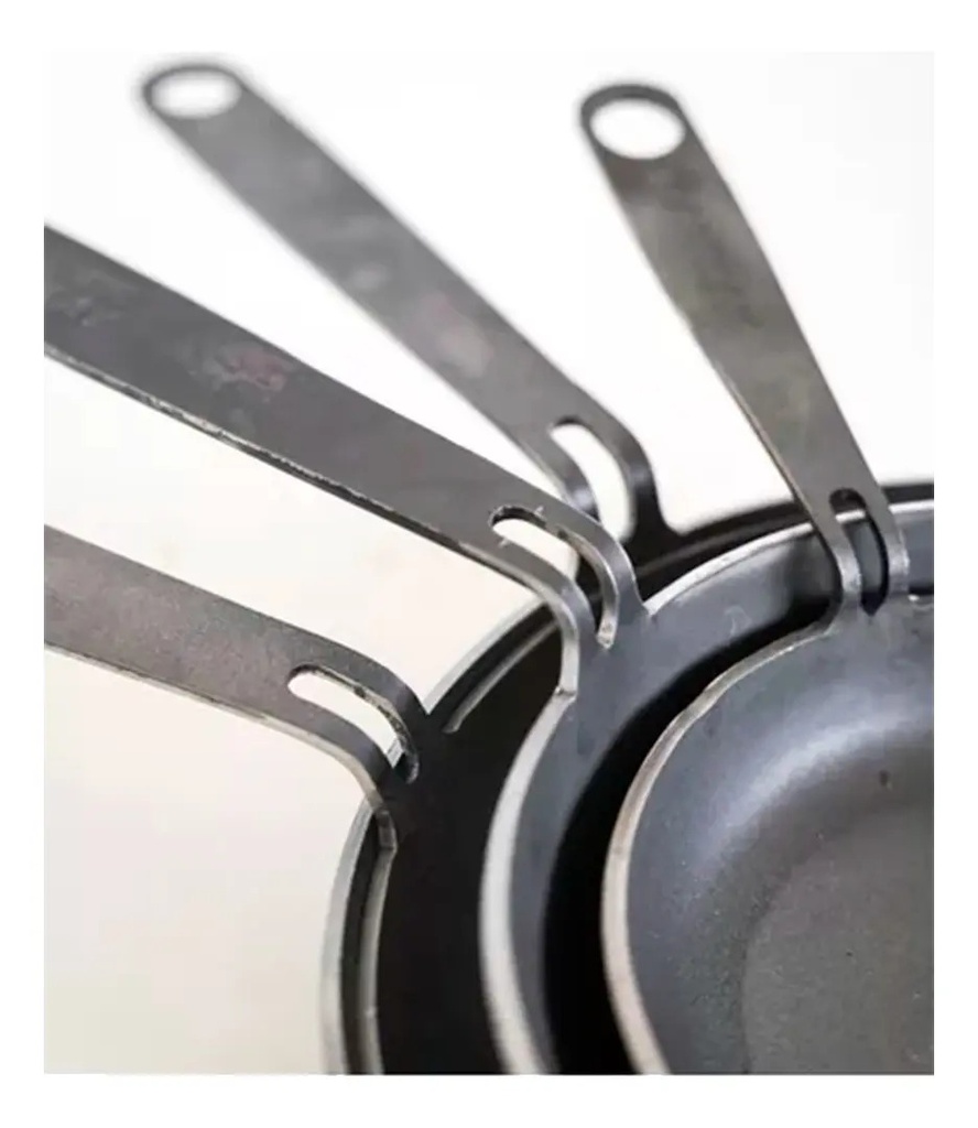 Sarten De Hierro 20 Cm Master Chef Mc00mfsar20 Gris