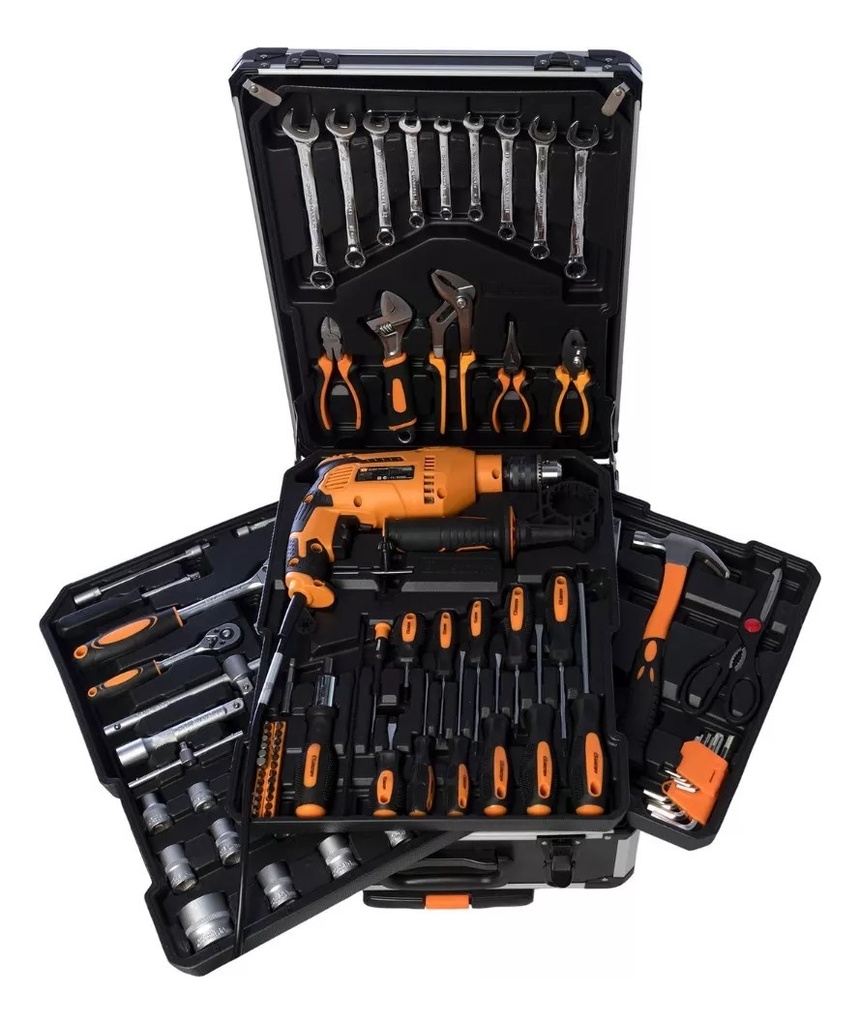 Kit Herramientas Taladro Set Lusqtoff 107 Piezas Juego