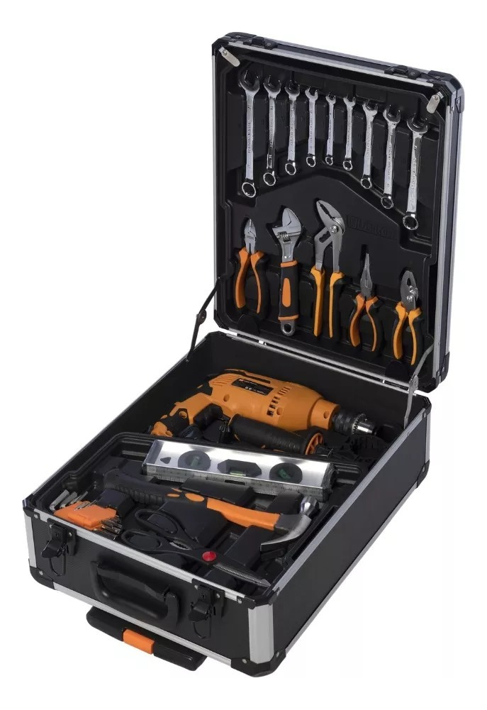 Kit Herramientas Taladro Set Lusqtoff 107 Piezas Juego