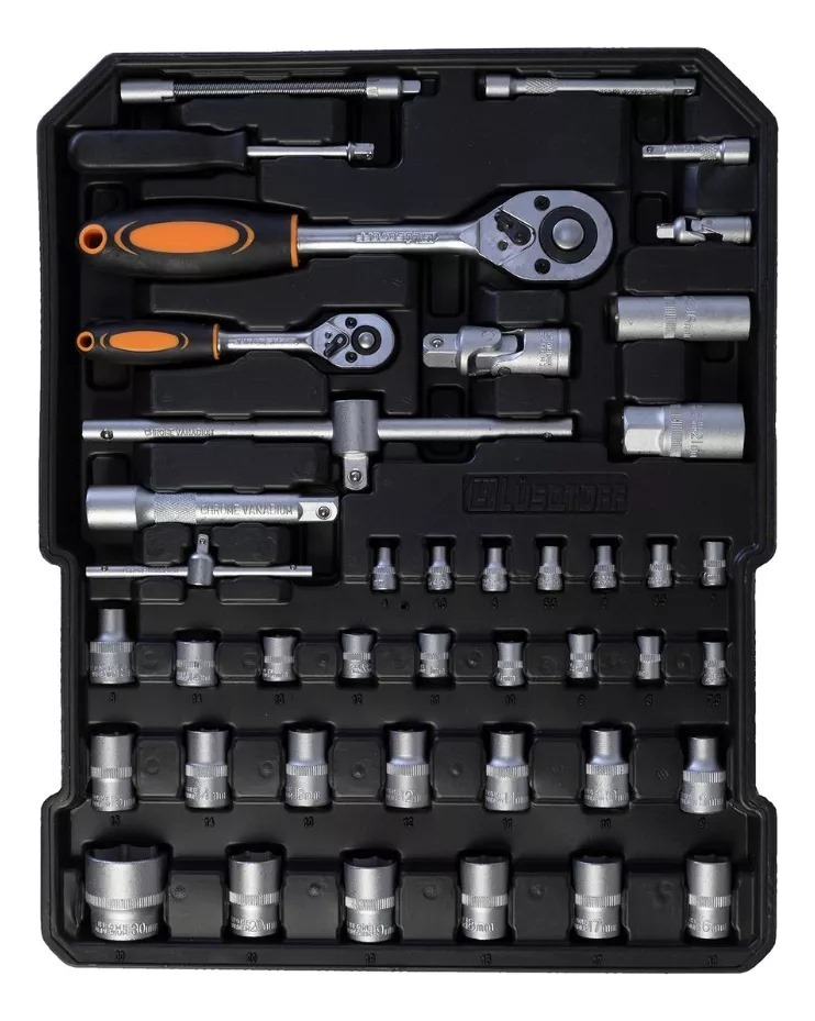 Kit Herramientas Taladro Set Lusqtoff 107 Piezas Juego