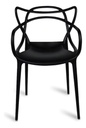 Silla De Comedor Allegra Allegra, Estructura Color Negro, 1 