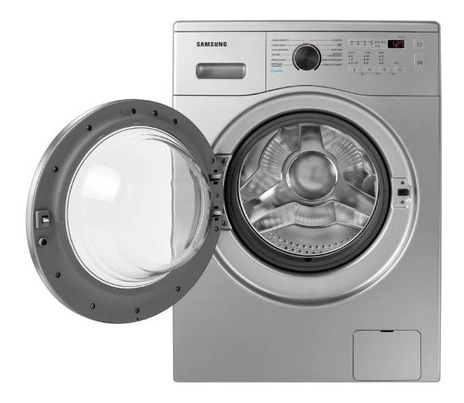 Lavarropas Automático Carga Frontal 7 Kg - Inverter Silver