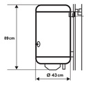 Termotanque Ecotermo 70 Lts Electrico C/superior Tec010s070