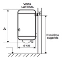 Termotanque Electrico De Conexion Inferior Ecotermo De 106l