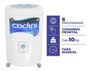 Lavarropas Codini Silent 4051 10kg 6 Programas De Lavado