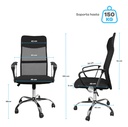 Silla De Oficina Mesh Eco Espaldo Alto Soporte Lumbar