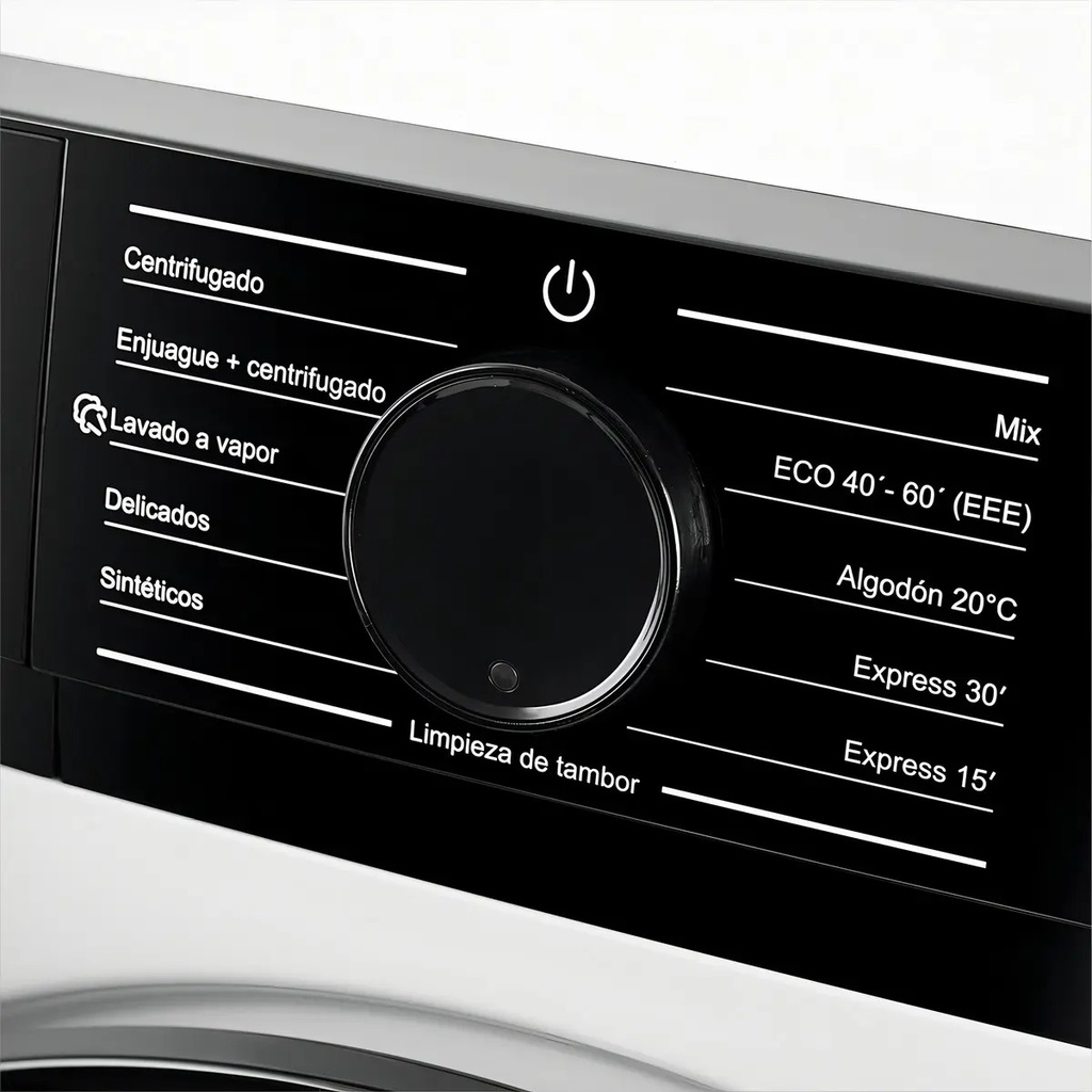 Lavarropas Automático Microsonic Inverter 6kg Frontal Blanco