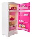 Heladera Glam Barbie Con Accesorios 60cm - Color Rosa