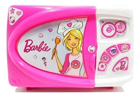 Microondas Glam Juguete Barbie C/sonido. 640 Color Rosa