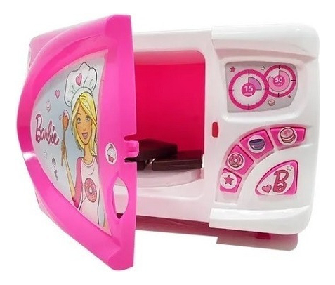 Microondas Glam Juguete Barbie C/sonido. 640 Color Rosa