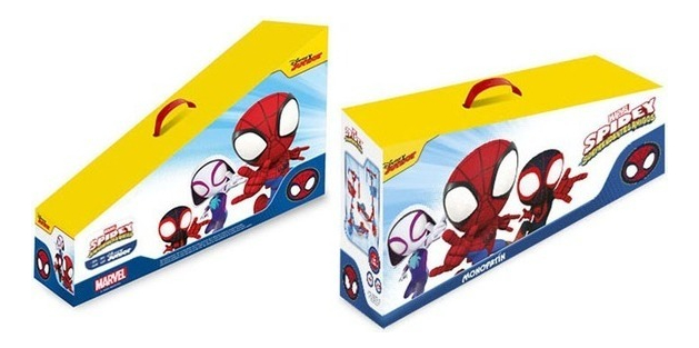 Monopatin Hombre Araña 3 Ruedas Con Luces Musica Y Canasto C