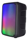 Parlante Kanji Harrison Indie Kj-indie Luces Led Color Negro