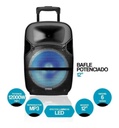 Parlante Bafle Potenciado Crown Mustang Bluetooth Djs-1201bt