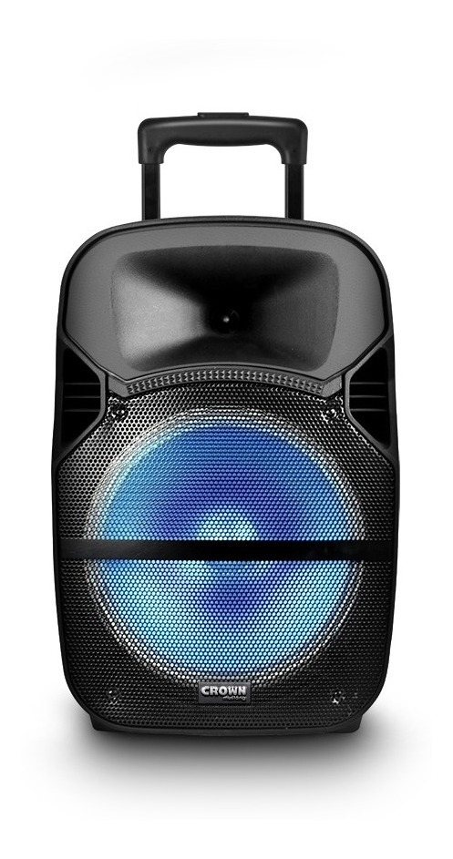 Parlante Bafle Potenciado Crown Mustang Bluetooth Djs-1201bt