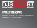 Parlante Bafle Potenciado Crown Mustang Bluetooth Djs-1201bt