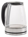 Pava Eléctrica Kanji Corte Mate Vidrio Aluminio 2l 1500w