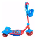 Monopatin Para Niños Infantil Con Canasto Luces Musica Color