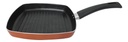 Bifera Grill Antiadherente 24 Cm Brinox Masala Plata/rojo