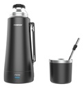 Termo Electrico Pe-eta1001n 1l Peabody Color Negro