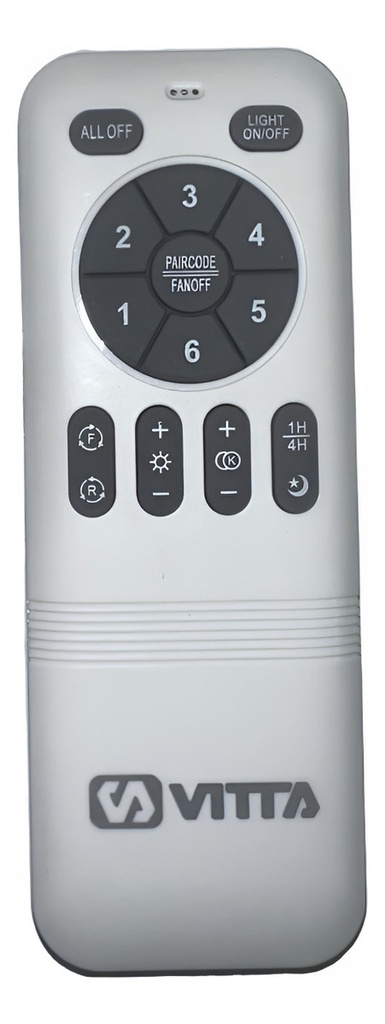 Ventilador Vitta De Techo Retractil C/luz Calida Y Fria 6vel