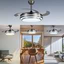 Ventilador Vitta De Techo Retractil C/luz Calida Y Fria 6vel