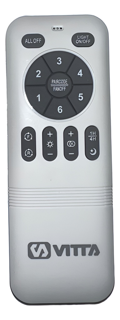 Ventilador Vitta De Techo Retractil C/luz Calida Y Fria 6vel