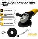 Combo Kit Taladro 13mm 750w + Amoladora 115mm 720w Konan