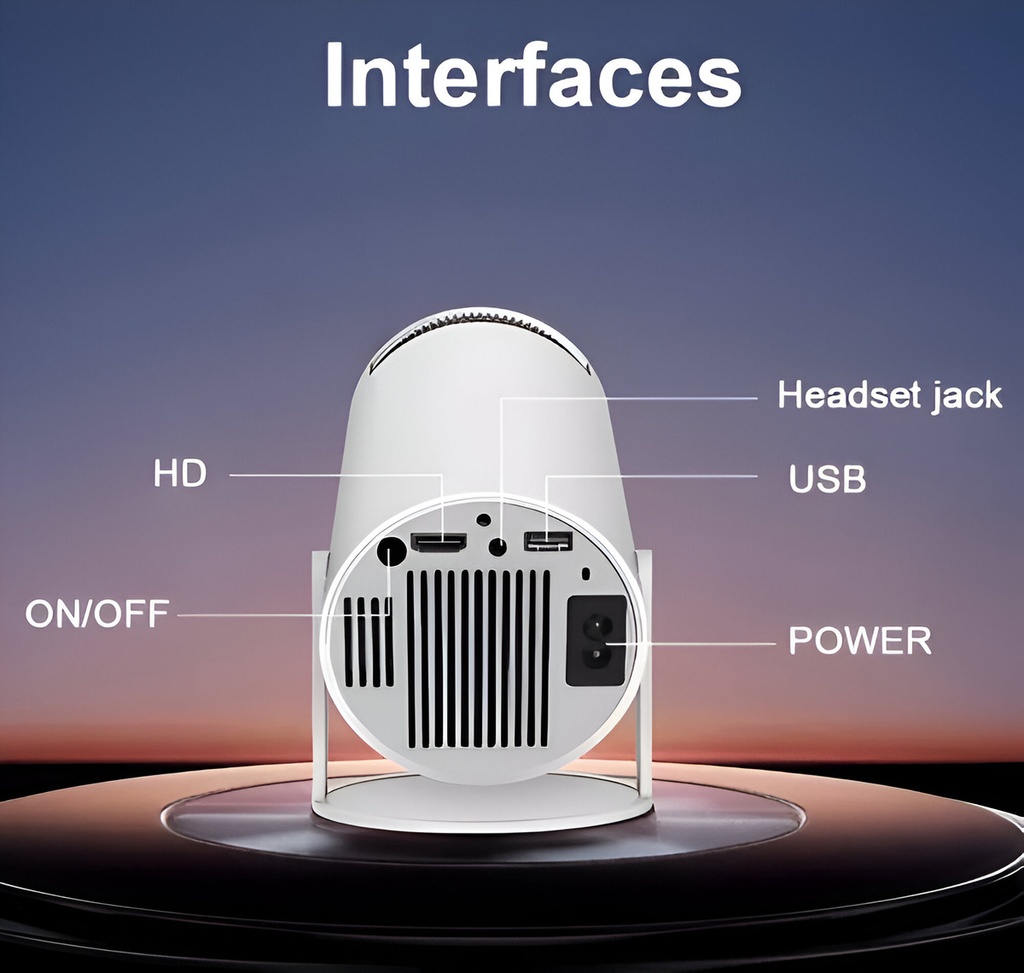 Ultrahdmini Proyector Portátil 4k Android Full Hd Smart Wif