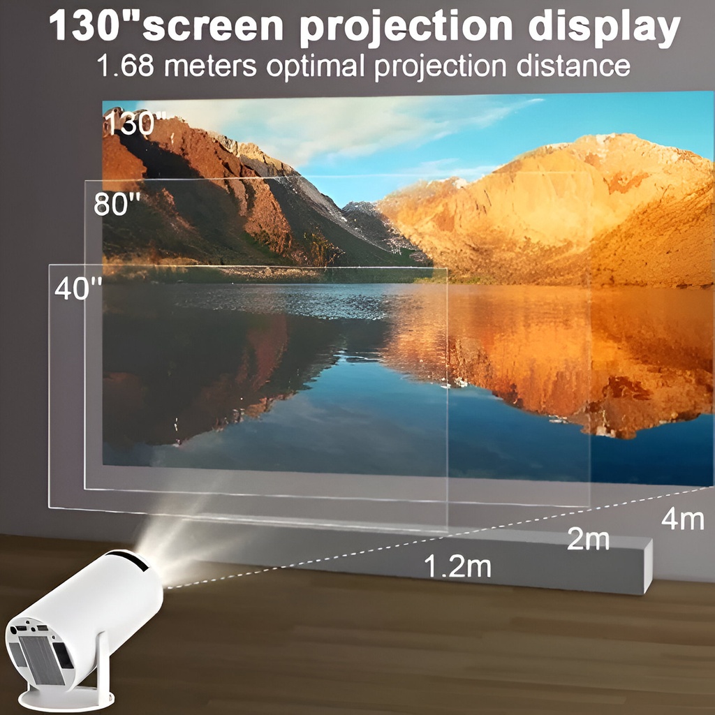 Ultrahdmini Proyector Portátil 4k Android Full Hd Smart Wif