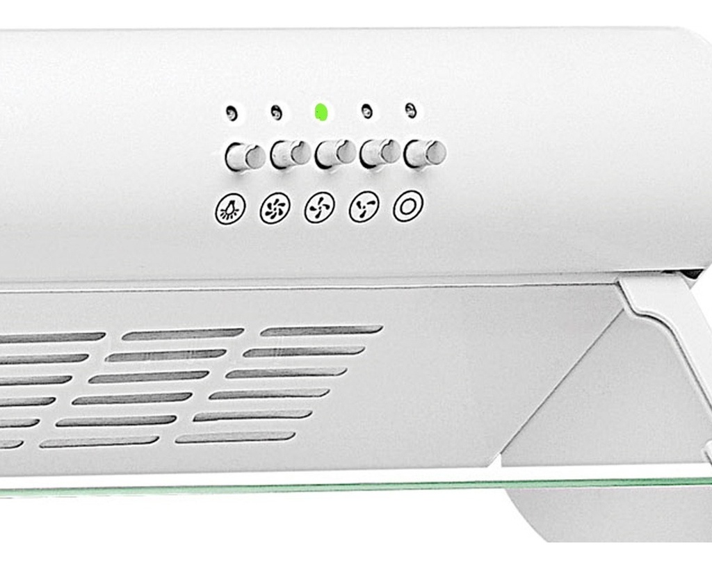 Purificador Extractor Spar Para Cocina Blanco Axel 60cm