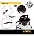 Pulverizador Fumigador Bomba Mosquitos Dengue 5 Lts. Konan I