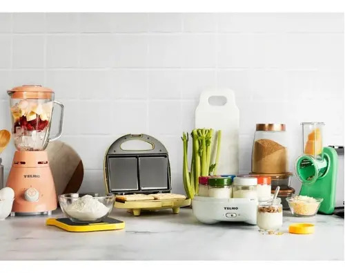 Rallador Eléctrico Yelmo Vegetales/frutas/queso 200w Gris / Verde
