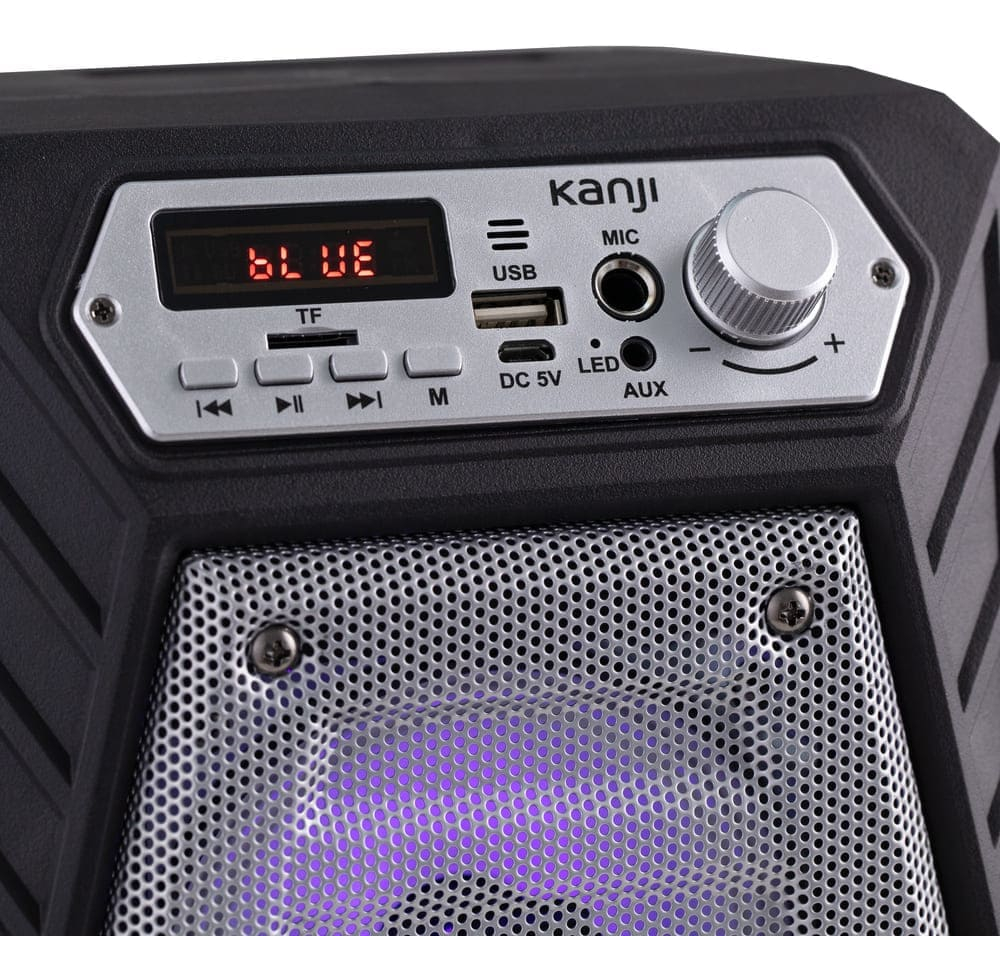 Parlante Portatil Bluetooth Kanji Dance Led Radio Fm Usb Aux