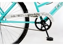 Bicicleta Futura Rodado 26 Paseo Dama Canasto Aqua