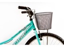Bicicleta Futura Rodado 26 Paseo Dama Canasto Aqua