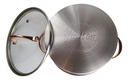 Set 3 Ollas Cacerolas Hudson Acero Inox Golden Inducción 